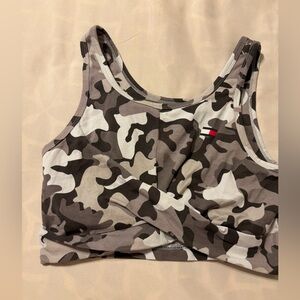 Tommy Hilfiger Sports Camouflage Sports Bra 
Size Small